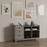  HAPPY FURNITURE , Tủ đựng đồ 7 ngăn - KINA , THK_075 , 124cm x 40cm x 72cm 