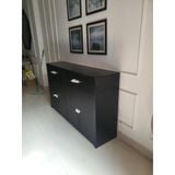  HAPPY FURNITURE , Tủ lưu trữ 4 cửa mở 2 ngăn kéo - NERIS , TCM_147 , 160cm x 40cm x 86cm 