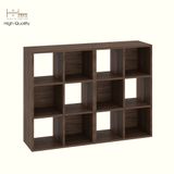 HAPPY FURNITURE , COMBO 2 kệ sách 6 ngăn - CHANN, KSA_103 , 108cm x 28cm x 80cm DxRxC 