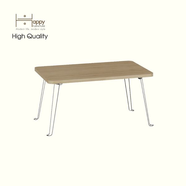  HAPPY FURNITURE , Bàn gấp gọn gỗ công nghiệp MDF chống ẩm cao cấp , BAN_G01 , 60cm x 40cm x 30cm 