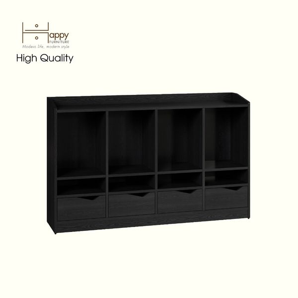  HAPPY FURNITURE , Tủ lưu trữ 4 ngăn kéo - WINNI , THK_141 , 140cm x 28cm x 86cm 