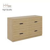  HAPPY FURNITURE , Tủ đựng đồ - 8 ngăn kéo - DASH , THK_053 , 132cm x 46cm x 78cm 