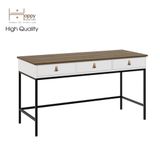  HAPPY FURNITURE , Bàn làm việc chân sắt - NOMIA , BAN_037 , 140cm x 55cm x 75cm 