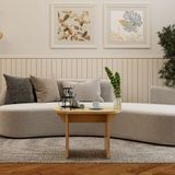  HAPPY FURNITURE , Gỗ tự nhiên , Ghế đẩu gỗ Plywood - AIDAN , GHE_004 , 60x40x39cm ( DxRxC) 
