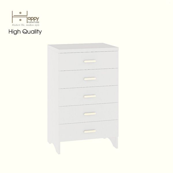  HAPPY FURNITURE , Tủ lưu trữ 5 ngăn kéo - CHEVY, THK_263 , 60cm x 45cm x 99cm DxRxC 