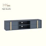  HAPPY FURNITURE , Kệ TV 4 ngăn kéo - SPACE, KTV_086 , 185cm x 40cm x 42cm DxRxC 