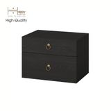  HAPPY FURNITURE , Táp đầu giường 2 hộc kéo - WESLEY , THK_049 , 56cm x 40cm x 40cm 