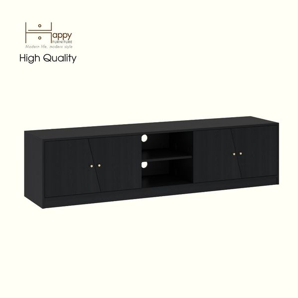  HAPPY FURNITURE , Kệ TV 4 cửa mở - DALEY , KTV_102 , 200cm x 45cm x 50cm DxRxC 