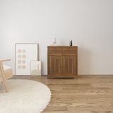  HAPPY FURNITURE ,  Tủ kết hợp kệ đựng đồ 2 cửa mở - CANA , TCM_004 , 80cm x 40cm x 87cm 