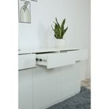  HAPPY FURNITURE , Tủ lưu trữ 3 cánh mở - OLA , TCM_077 , 150cm x 40cm x 76cm 