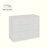  HAPPY FURNITURE , Tủ lưu trữ 6 ngăn kéo - DALEY ,THK_344 , 100cm x 45cm x 77cm DxRxC 