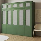  HAPPY FURNITURE , Tủ quần áo 2m4x2m2 cánh mây - MEYDAN , TCM_052 , 240cm x 58cm x 220cm 