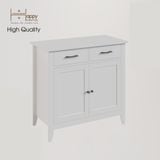  HAPPY FURNITURE , Tủ đựng đồ 2 ngăn kéo 2 cửa mở - CANA , THK_001 , 91cm x 40cm x 84cm 