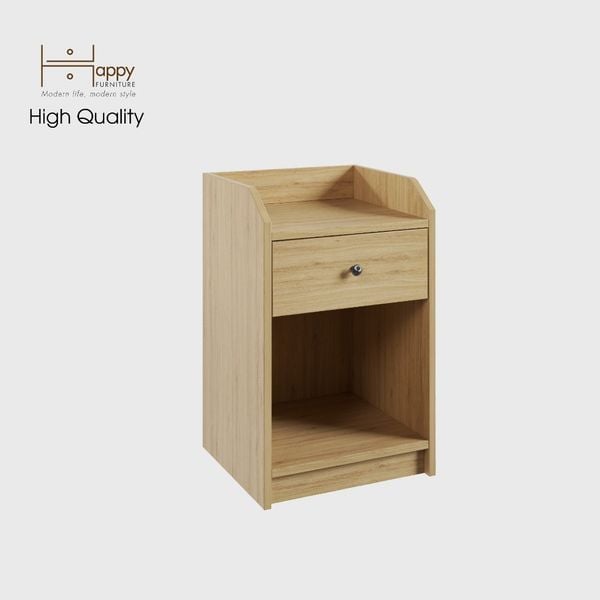  HAPPY FURNITURE , Táp đầu giường 1 hộc kéo - CANA , THK_013 , 40cm x 37cm x 63cm 