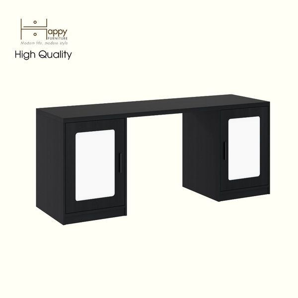  HAPPY FURNITURE , Bàn làm việc 2 cửa mở - TASY ,BAN_155, 180cm x 55cm x 75cm DxRxC 