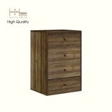  HAPPY FURNITURE , ZACY - Tủ lưu trữ 4 ngăn kéo , THK_215 , 55cm x 45cm x 82cm DxRxC, Sản phẩm phổ thông 