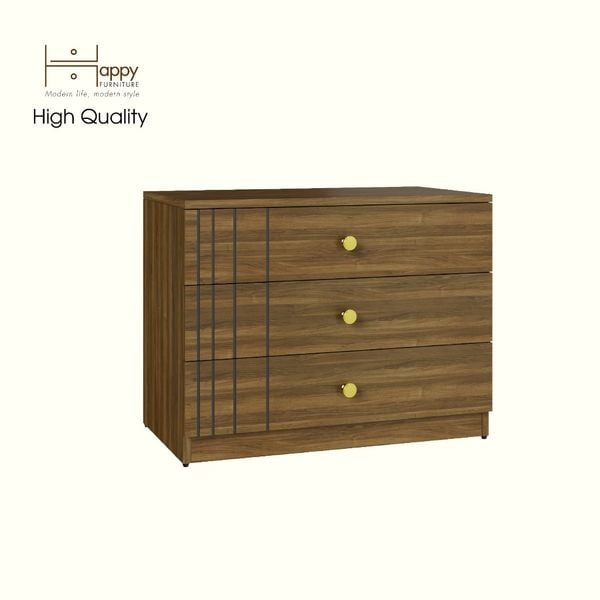 HAPPY FURNITURE , Tủ lưu trữ 3 ngăn kéo - JOVIE, THK_150, 70cm x 40cm x 54cm 