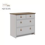  HAPPY FURNITURE , Tủ lưu trữ 3 tầng 4 ngăn kéo - NOMIA , THK_067 , 68cm x 35cm x 64cm 