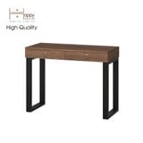  HAPPY FURNITURE , Bàn trang điểm chân sắt 2 ngăn kéo - WESLEY , BAN_011 , 100cm x 45cm x 75cm 