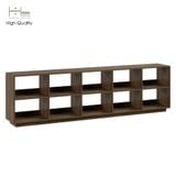  HAPPY FURNITURE , Kệ sách 2x5 - ZANE , KSA_033 , 220cm x 32cm x 62cm 