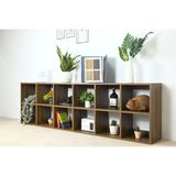  HAPPY FURNITURE , Kệ sách 2x6 - ZANE , KSA_039 , 200cm x 28cm x 60cm 