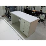  HAPPY FURNITURE , Bàn làm việc 4 ngăn kéo - JOVIE , BAN_083 , 140cm x 59cm x 75cm 