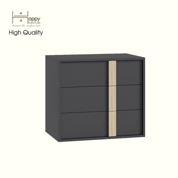  HAPPY FURNITURE , Tủ lưu trữ 3 ngăn kéo - SPACE, THK_283 , 70cm x 45cm x 62cm DxRxC 