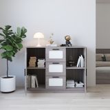  HAPPY FURNITURE , Tủ lưu trữ 3 ngăn kéo 2 cửa mở - TASY ,TLT_062 , 135cm x 50cm x 100cm DxRxC 