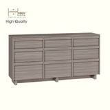  HAPPY FURNITURE , Tủ đựng đồ 9 ngăn kéo - MAVIS , THK_146 , 140cm x 35cm x 72cm 
