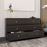  HAPPY FURNITURE , Tủ lưu trữ 6 ngăn kéo - JOVIE , THK_152 , 140cm x 45cm x 75cm 