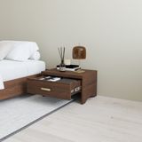  HAPPY FURNITURE , Táp đầu giường 1 ngăn kéo - CHEVY, THK_260 , 55cm x 40cm x 32cm DxRxC 