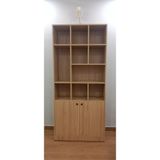  HAPPY FURNITURE , Kệ sách 2 cửa mở - CATY , KSA_025 , 90cm x 39cm x 200cm 
