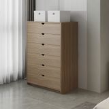  HAPPY FURNITURE , Tủ đựng đồ 6 ngăn kéo - CIRCLE , THK_084 , 76cm x 45cm x 110cm 