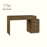  HAPPY FURNITURE , Bàn làm việc 5 ngăn kéo - JOVIE , BAN_084 , 120cm x 50cm x 75cm 