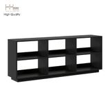  HAPPY FURNITURE , Kệ sách 2x3 - ZANE , KSA_034 , 160cm x 32cm x 62cm 