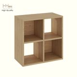  HAPPY FURNITURE , Kệ sách 4 ngăn - CHANN, KSA_100 , 54cm x 28cm x 54cm DxRxC 