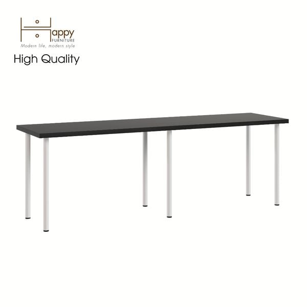  HAPPY FURNITURE ,  Bàn làm việc 6 chân sắt  - LIDA , BAN_017 BAN_018 BAN_019 , 60x73cm , sâu x cao 