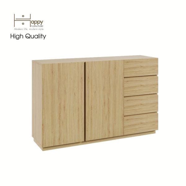  HAPPY FURNITURE , Tủ đựng đồ nhiều ngăn - MACRO , TCM_015 , 150cm x 42cm x 95cm 