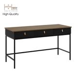  HAPPY FURNITURE , Bàn làm việc chân sắt - NOMIA , BAN_037 , 140cm x 55cm x 75cm 
