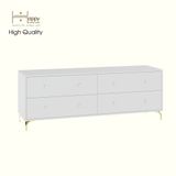  HAPPY FURNITURE , Tủ lưu trữ 6 ngăn kéo - HAPPI, THK_272 , 160cm x 45cm x 60cm DxRxC 