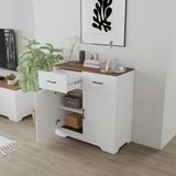  HAPPY FURNITURE , Tủ lưu trữ 2 ngăn kéo 2 cửa mở - SAFA , TLT_068 , 100cm x 45cm x 103cm DxRxC 