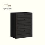  HAPPY FURNITURE , MATTA - Tủ lưu trữ 4 ngăn kéo, THK_222 , 64cm x 40cm x 82cm DxRxC 