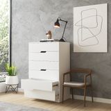  HAPPY FURNITURE , Tủ đựng đồ 6 ngăn kéo - DASH , THK_054 , 76cm x 46cm x 120cm 