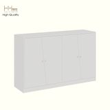  HAPPY FURNITURE , Tủ lưu trữ 4 cửa mở - DALEY , TCM_257 , 160cm x 45cm x 100cm DxRxC 