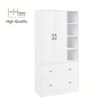  HAPPY FURNITURE , Tủ quần áo đa năng kết hợp kệ - SALY , TCM_008 , 90cm x 40cm x 180cm 