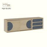  HAPPY FURNITURE , Kệ TV 2 cánh lùa - BANA , KTV_032 , 180cm x 40cm x 52cm 