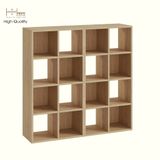  HAPPY FURNITURE , COMBO 2 kệ sách 8 ngăn - CHANN, KSA_110 , 108cm x 28cm x 106cm DxRxC 