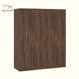  HAPPY FURNITURE , Tủ quần áo 4 cửa mở - DALEY ,TCM_281 , 160cm x 58cm x 190cm DxRxC 