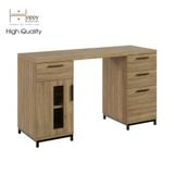  HAPPY FURNITURE , Bàn trang điểm chân sắt - LOUIS , BAN_036 , 130cm x 45cm x 75cm 