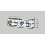  HAPPY FURNITURE , Kệ TV 4 cửa mở - MAY , KTV_093 , 180cm x 45cm x 50cm DxRxC 